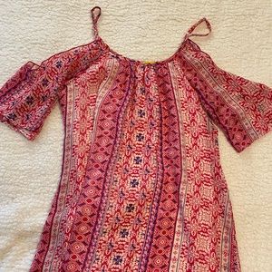 Pink patterned dress. Size XS.